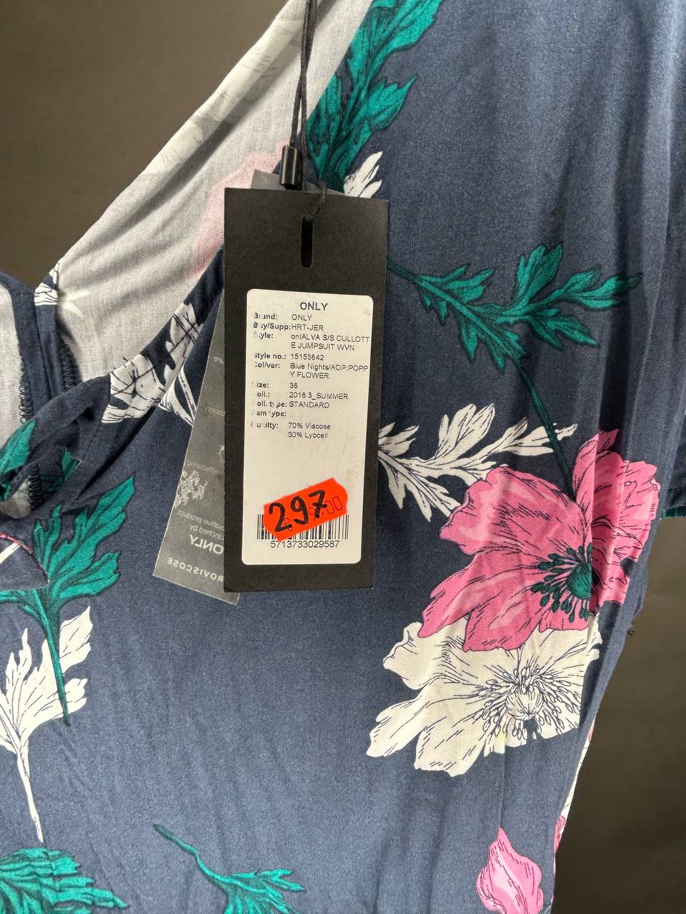 Jumpsuit – Only – Maat 38 – Blauw - Nieuw Met Kaartje