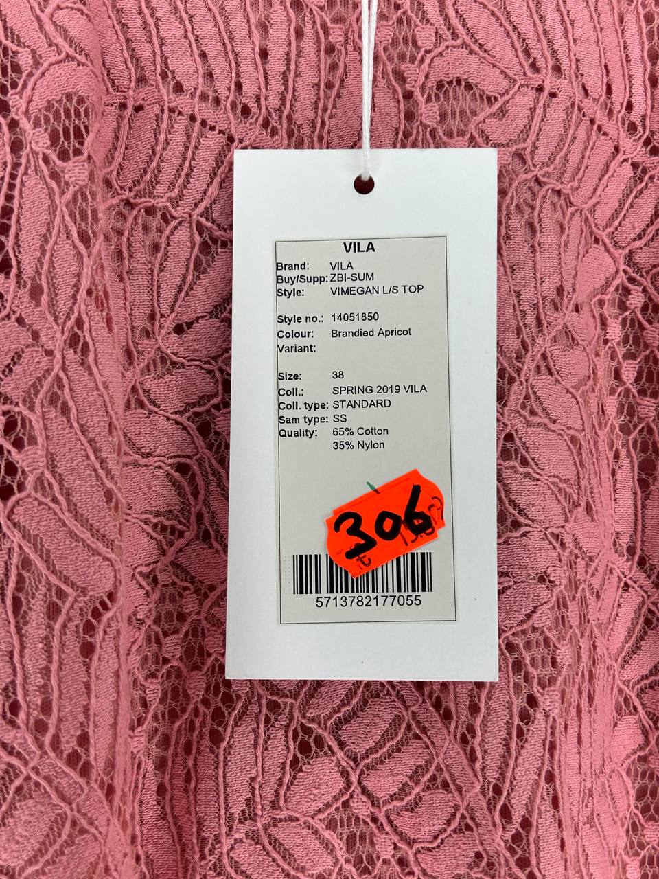 Overige Topjes – Vila – Maat 38 – Brandied Apricot - Nieuw Met Kaartje