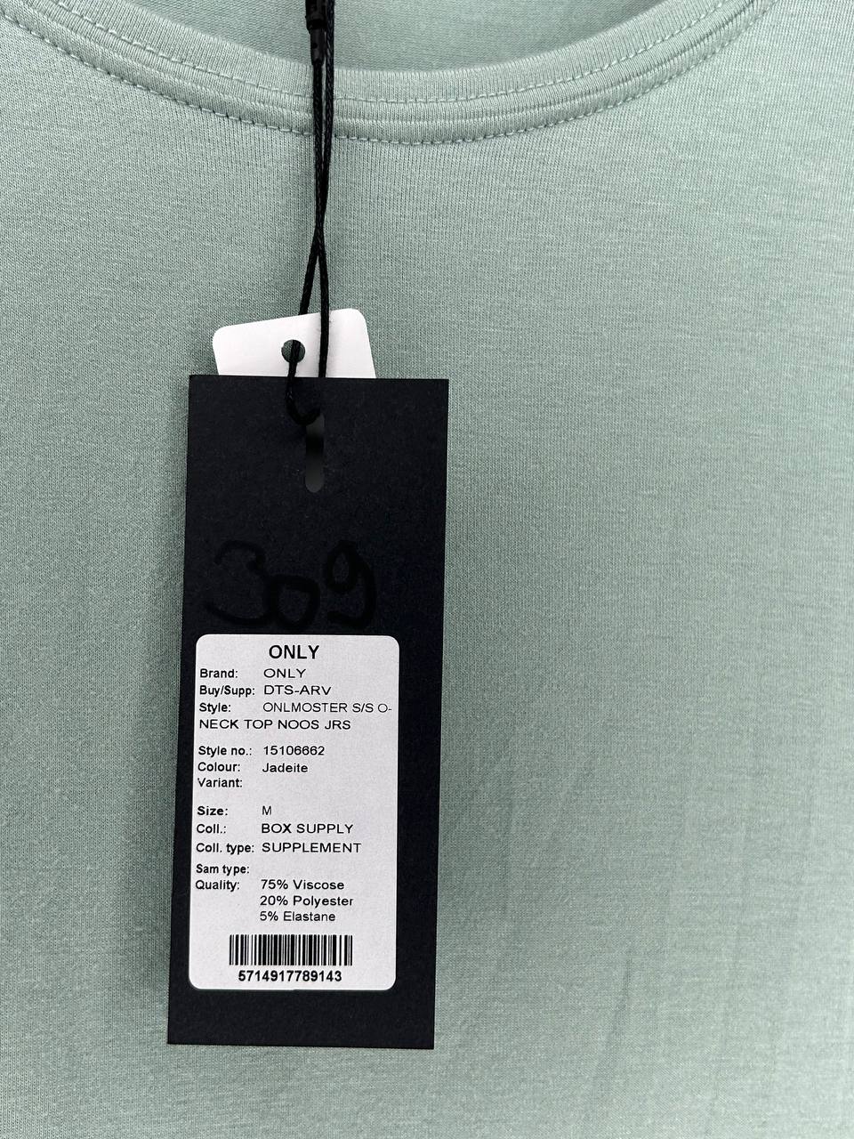 Overige Topjes – Only – Maat M – Jadeite - Nieuw Met Kaartje