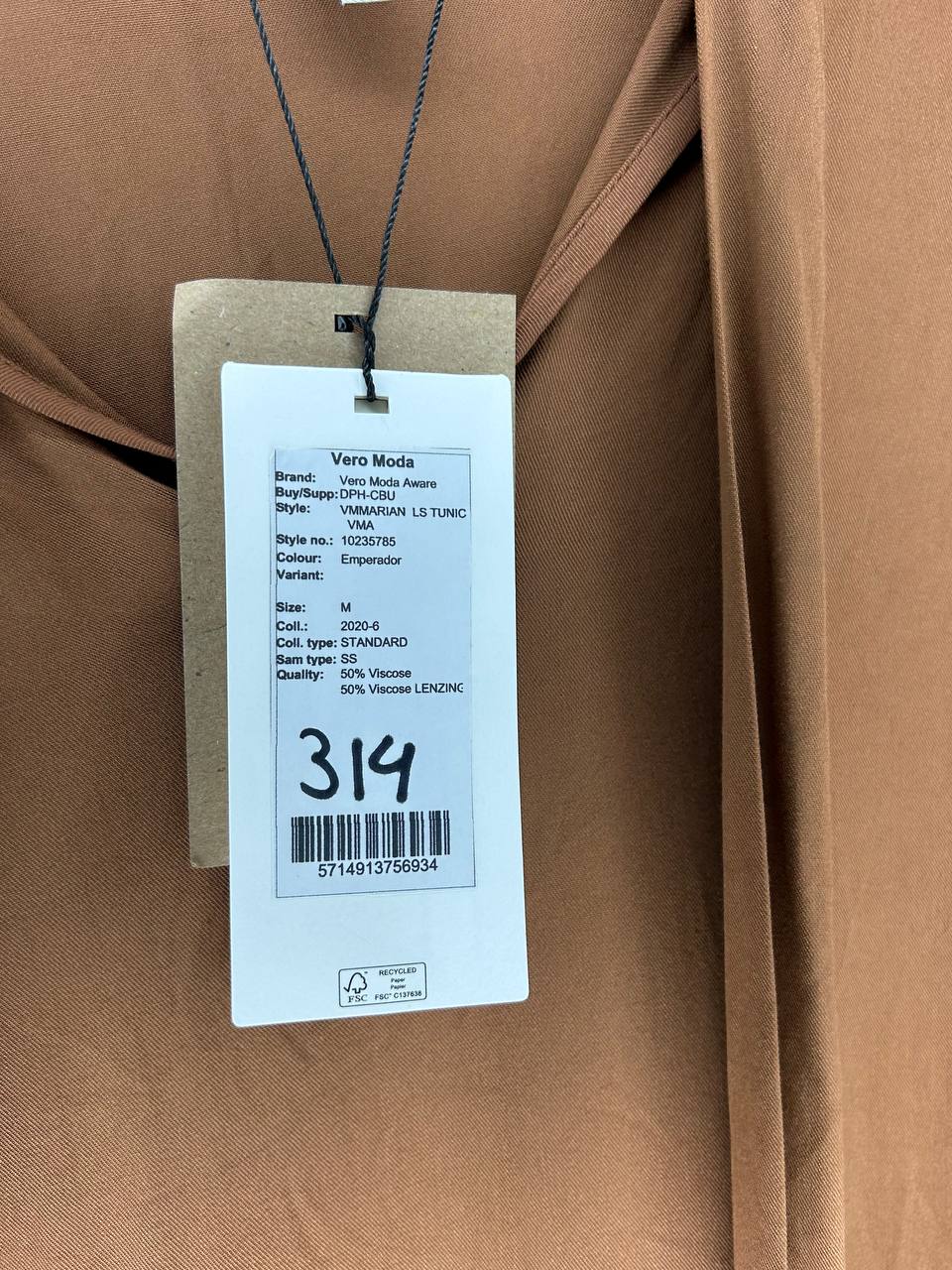 Middellange Jurken – Vero Moda – Maat M – Emperador - Nieuw Met Kaartje