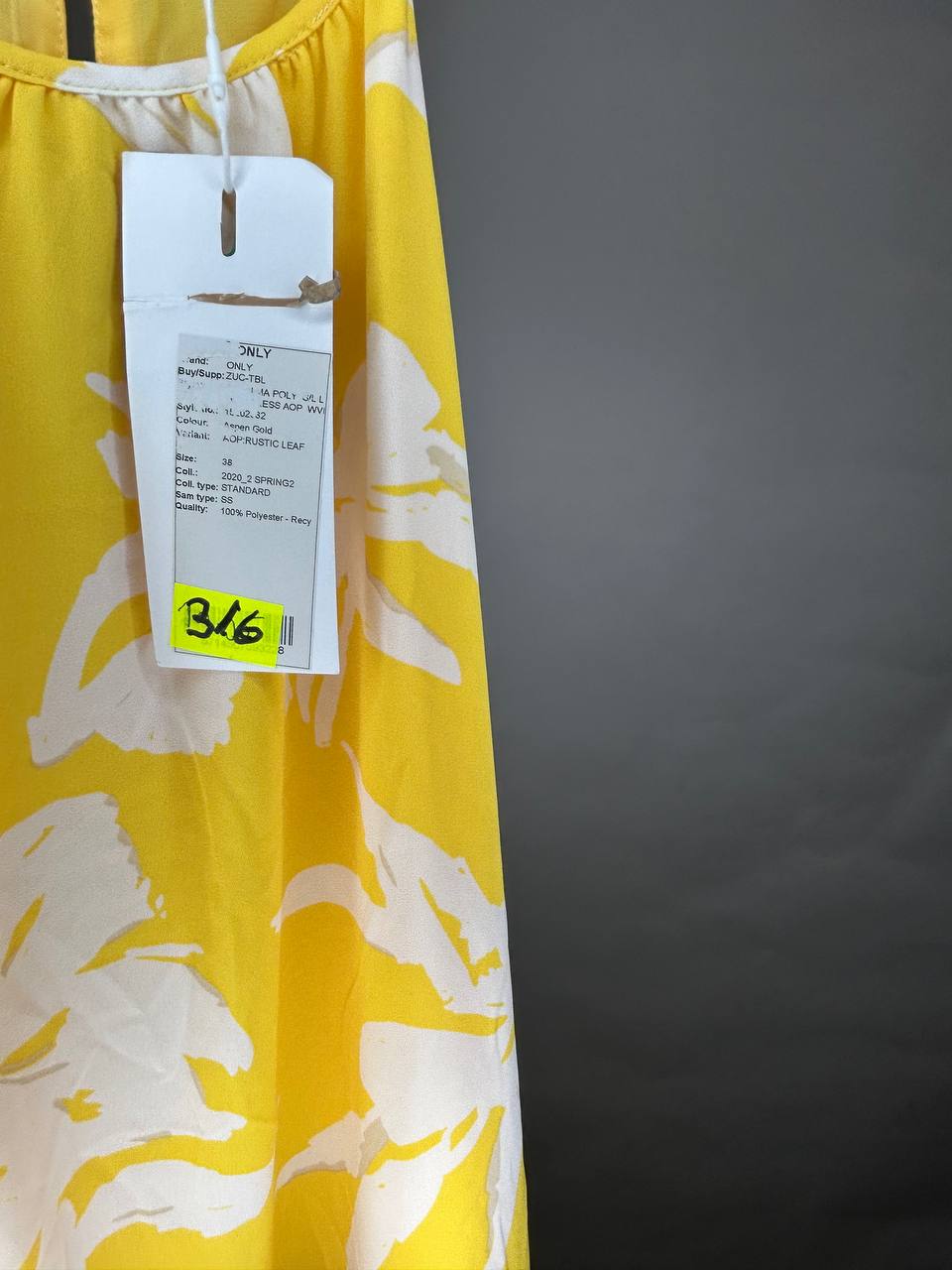 Jurken – Only – Maat 38 – Geel - Nieuw Met Kaartje
