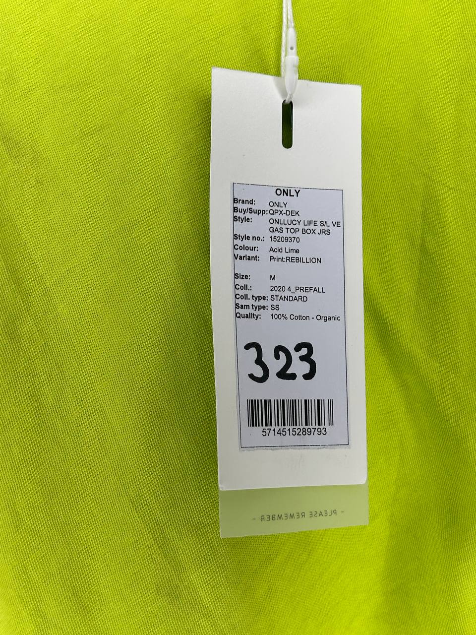 Overige Topjes – Only – Maat M – Acid Lime - Nieuw Met Kaartje