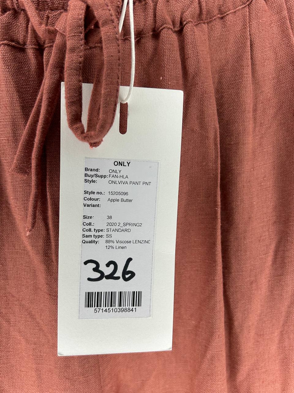 Pant – Only – Maat 38 – Apple Butter - Nieuw Met Kaartje