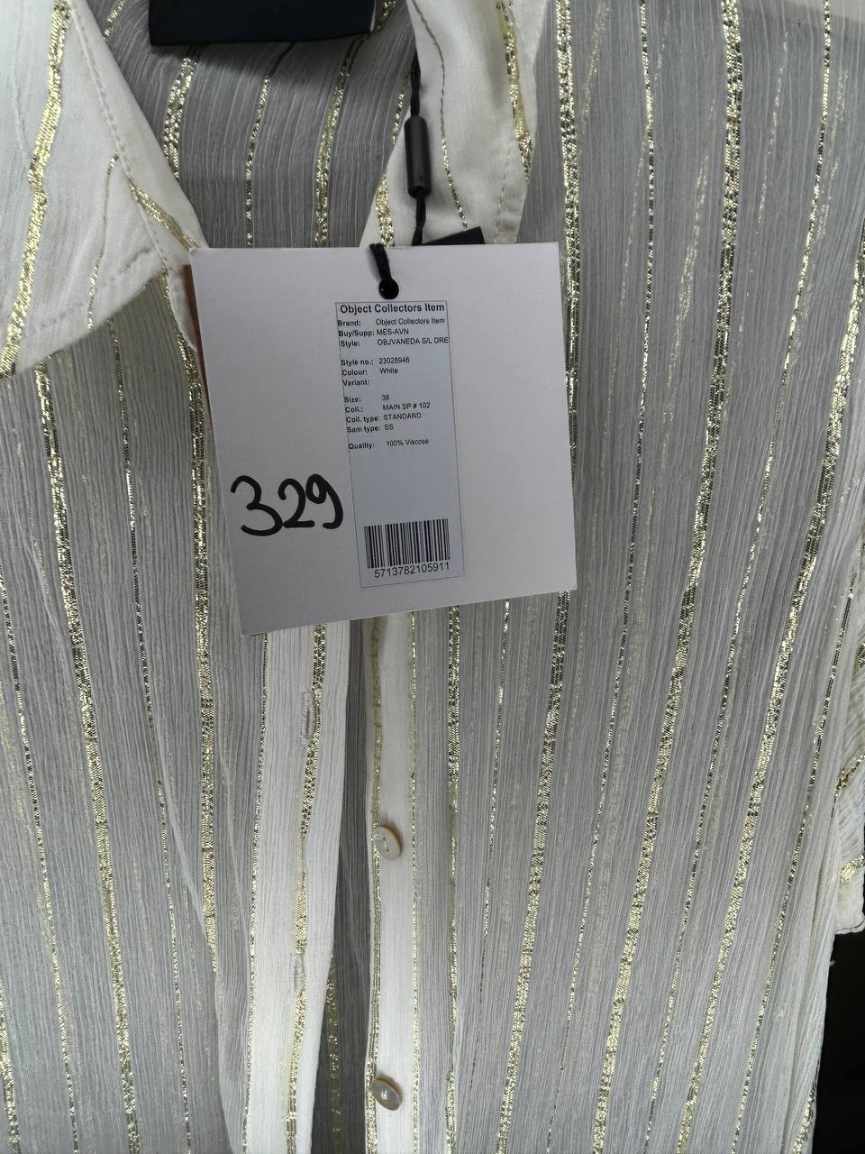 Overige Jurken – Object Collectors Item – Maat 38 – Wit - Nieuw Met Kaartje