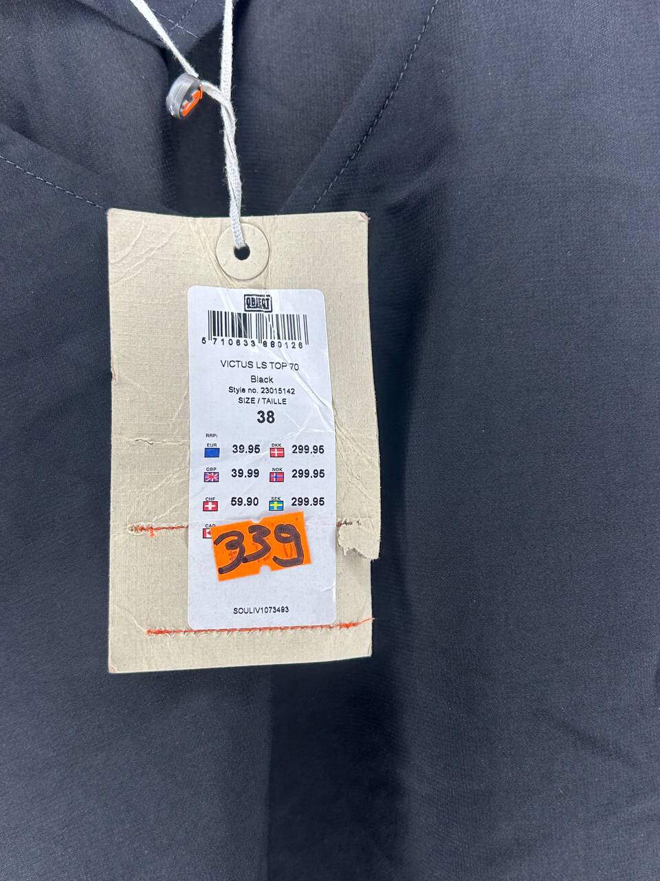 Top – Object – Maat 38 – Black - Nieuw Met Kaartje