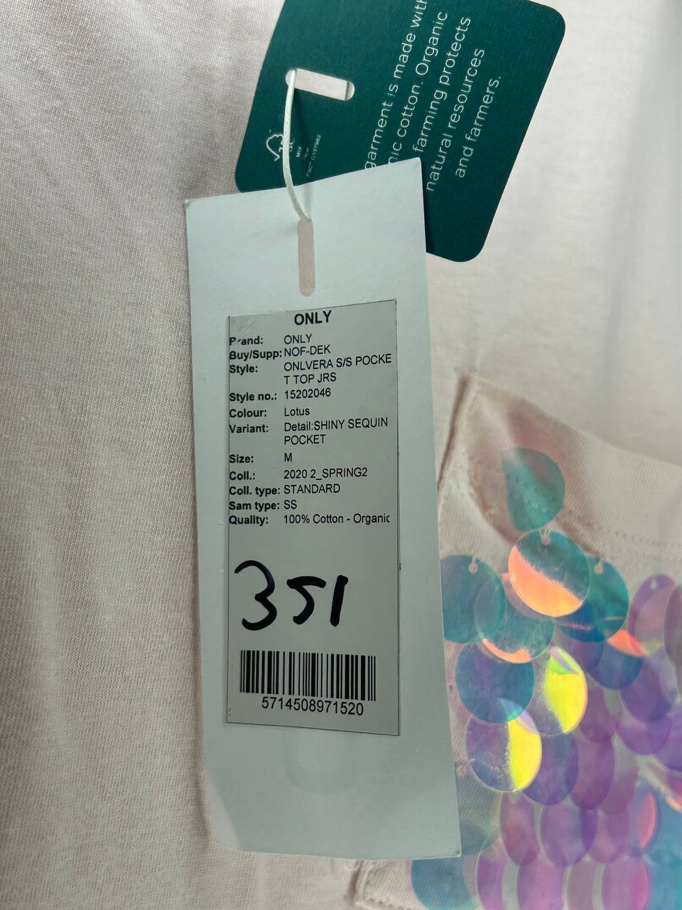 Overige Topjes – Only – Maat M – Lotus - Nieuw Met Kaartje