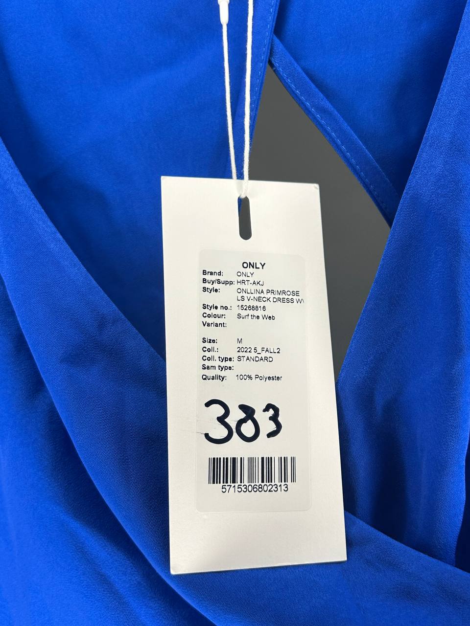 LS V-NECK DRESS W – ONLY – Maat M – Surf the Web - Nieuw met kaartje