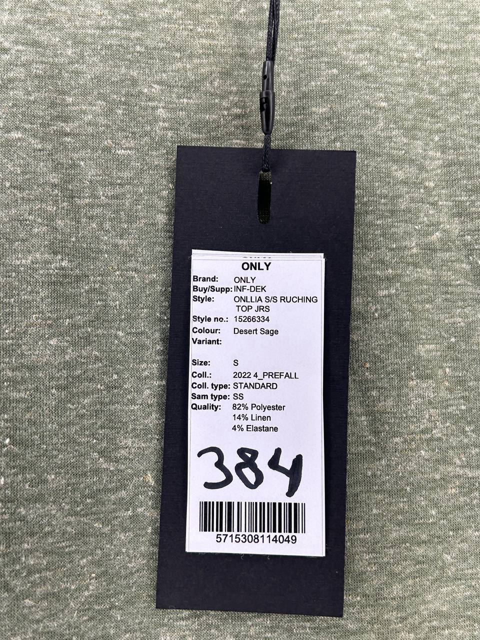 Top – ONLY – Maat S – Desert Sage - Nieuw met kaartje