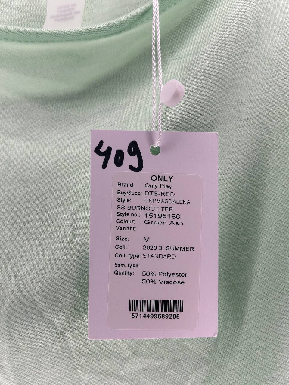 Overige topjes – Only Play – Maat M – Green Ash - Nieuw met kaartje