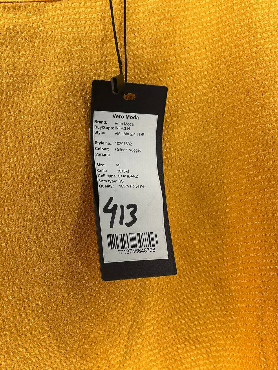 Overige topjes – Vero Moda – Maat M – Golden Nugget - Nieuw met kaartje