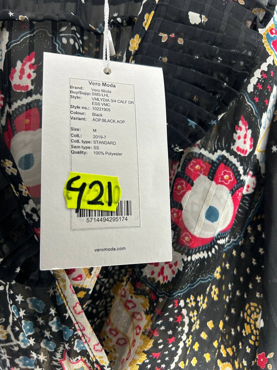 Calf Dress – Vero Moda – Maat M – Black - Nieuw met kaartje