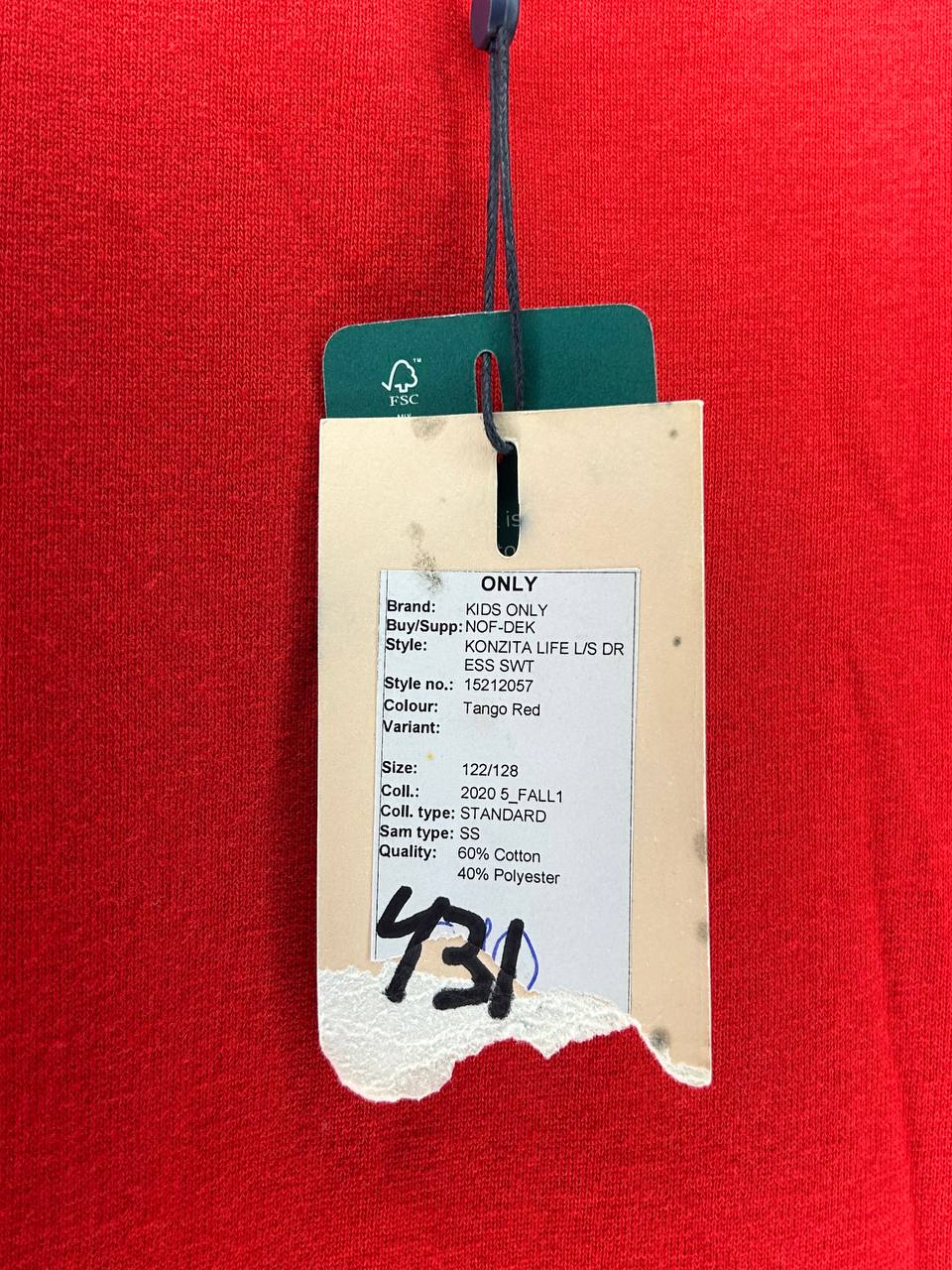 Jurken – KIDS ONLY – Maat 122/128 – Tango Red - Nieuw met kaartje