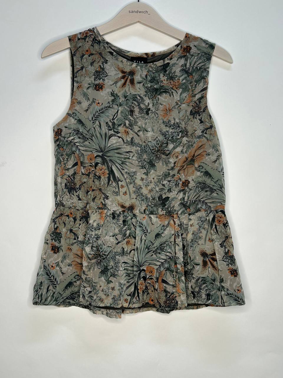 Top – Vila – Maat M – Black Olive - Nieuw Met Kaartje