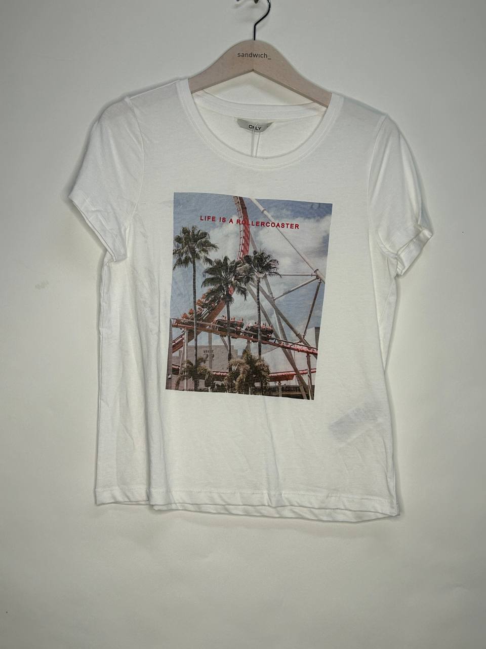 T-shirt – Only – Maat M – White