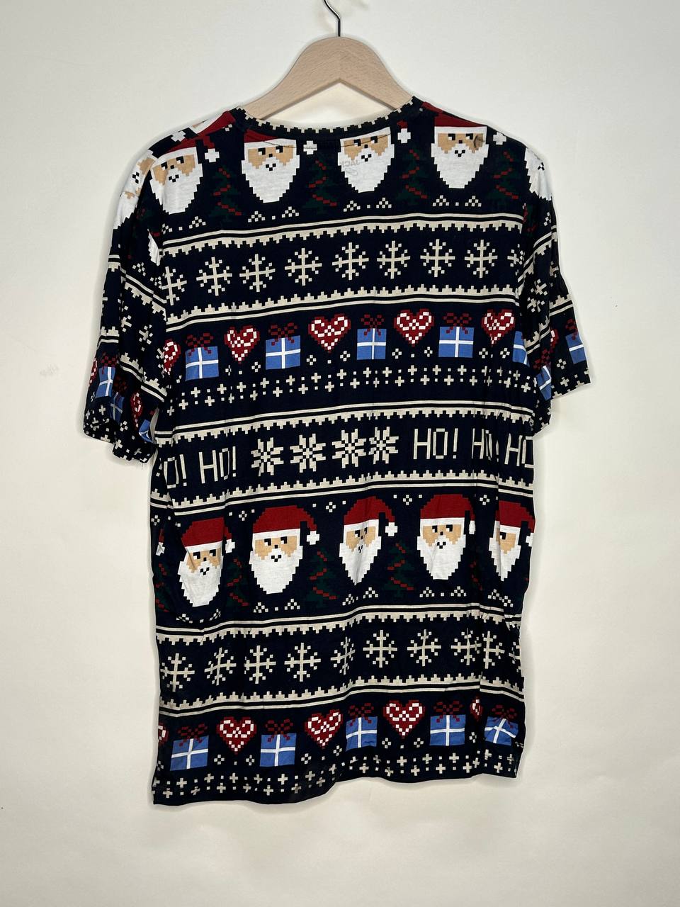 T-shirt – Jack & Jones – Maat L – Sky Captain Aop Ho Ho Ho - Nieuw Met Kaartje