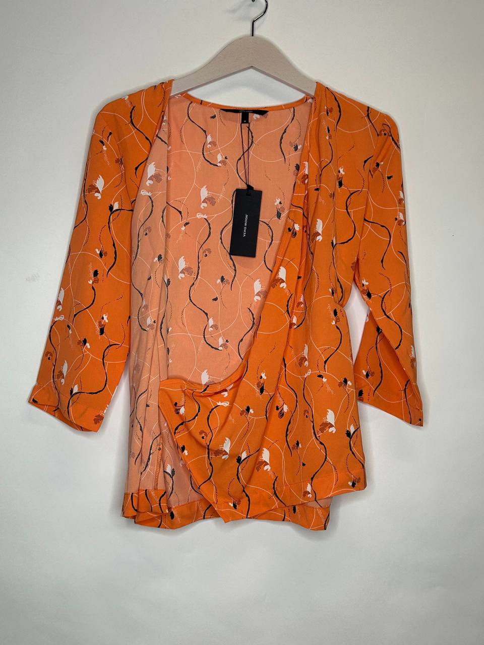 T-shirt – Vero Moda – Maat M / 38 / 10 – Coral - Nieuw Met Kaartje