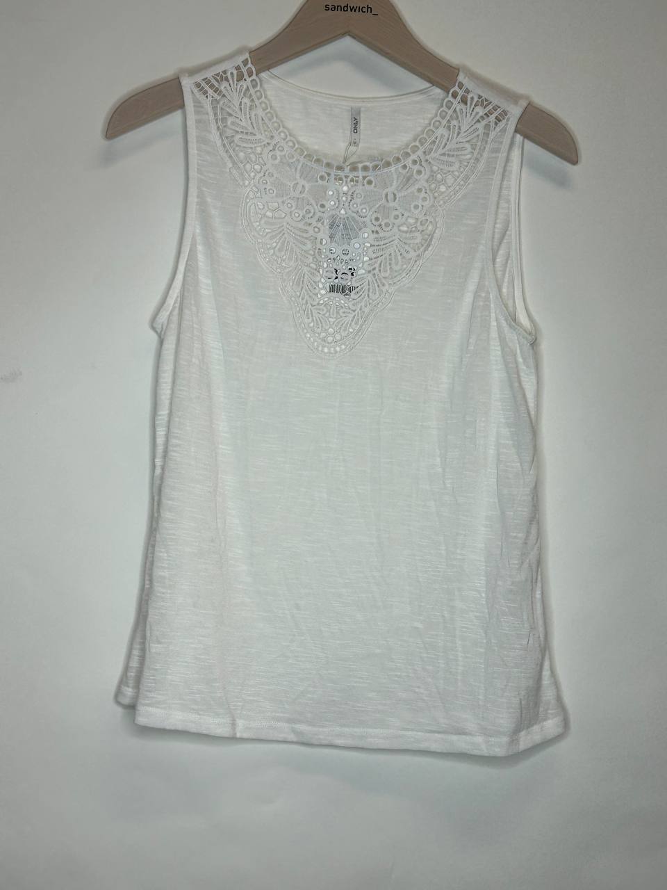 Overige Topjes – Only – Maat M – Cloud Dancer - Nieuw Met Kaartje