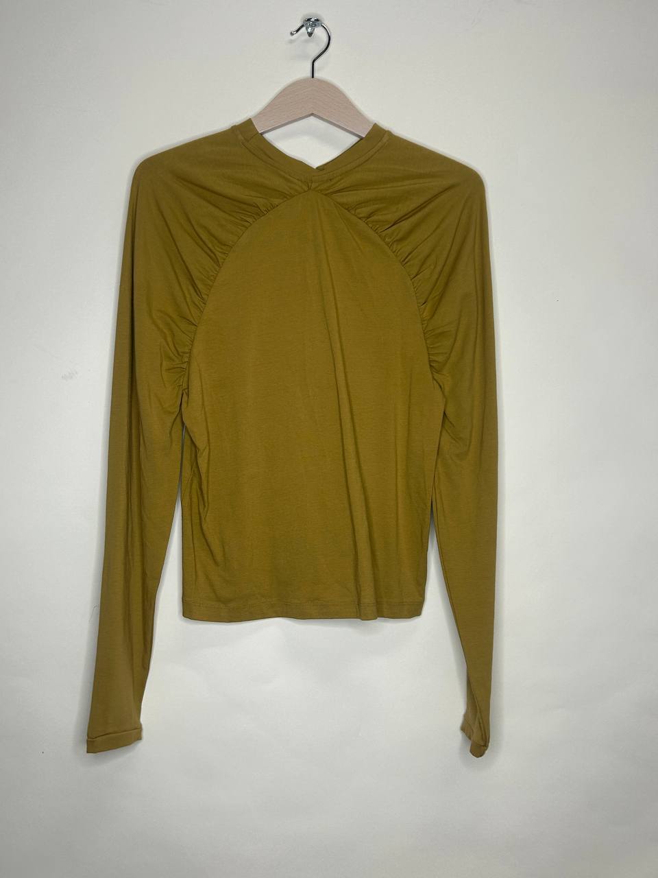 Overige Topjes – Pieces – Maat M – E. Olijf - Nieuw Met Kaartje