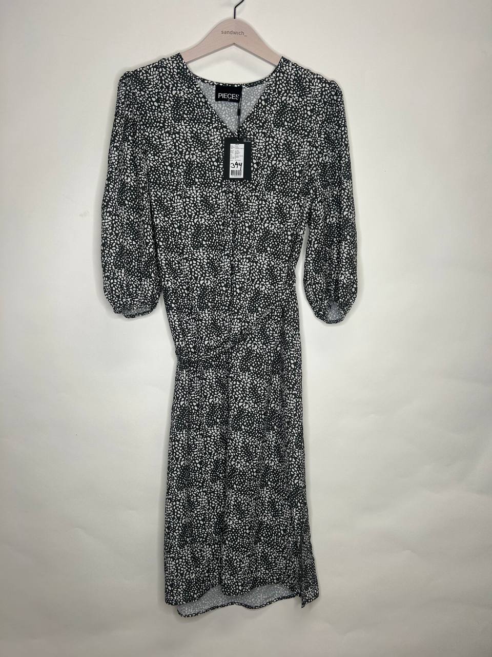 Midi Df – Pieces – Maat M – Black Olive - Nieuw Met Kaartje