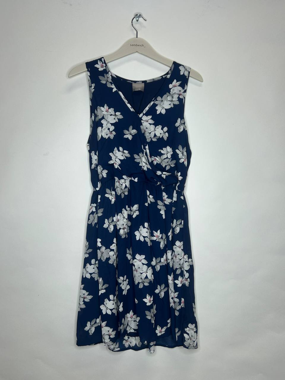 Short Dress – Vero Moda – Maat M – Black Iris/white Flow - Nieuw Met Kaartje