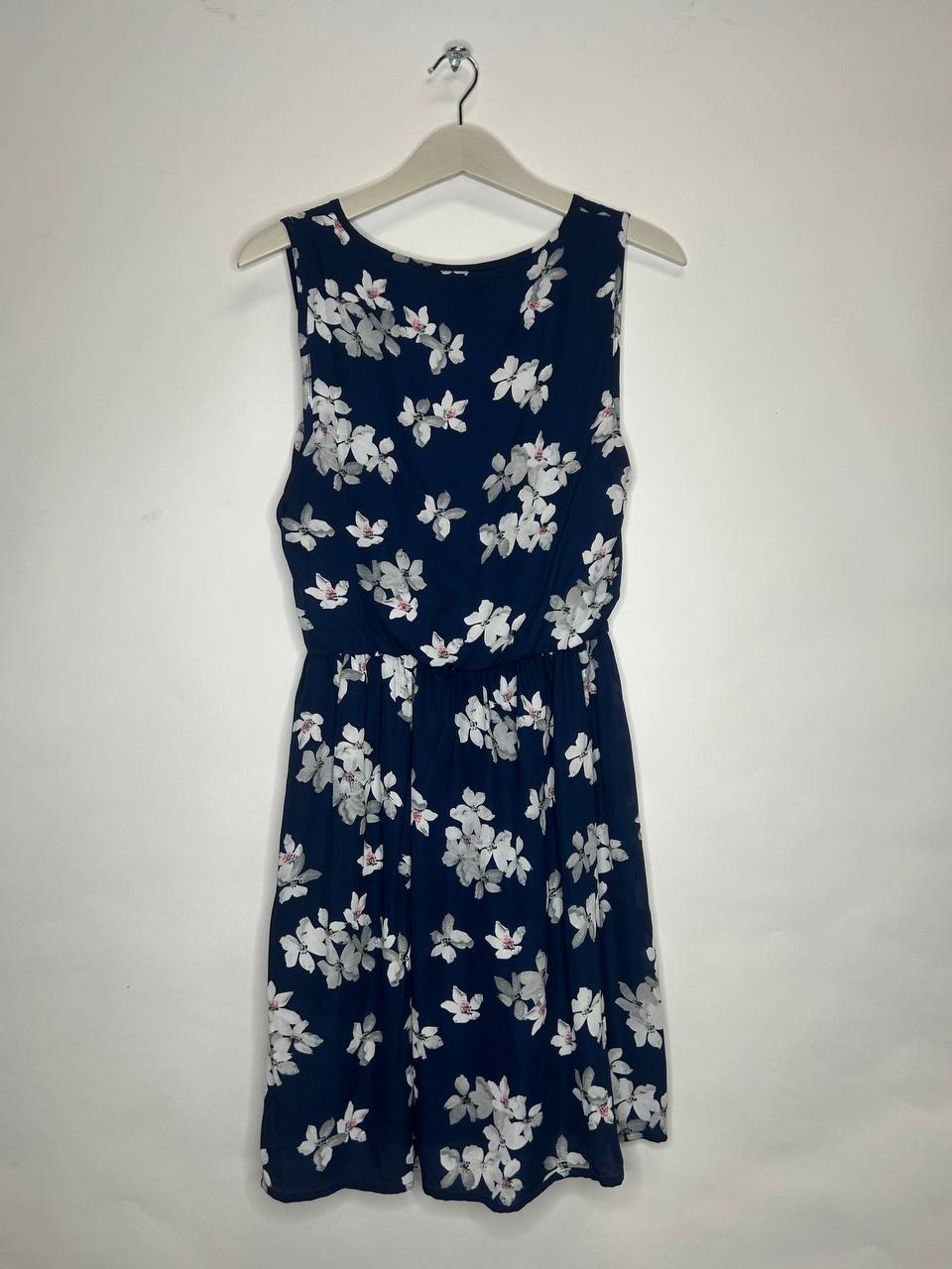 Short Dress – Vero Moda – Maat M – Black Iris/white Flow - Nieuw Met Kaartje