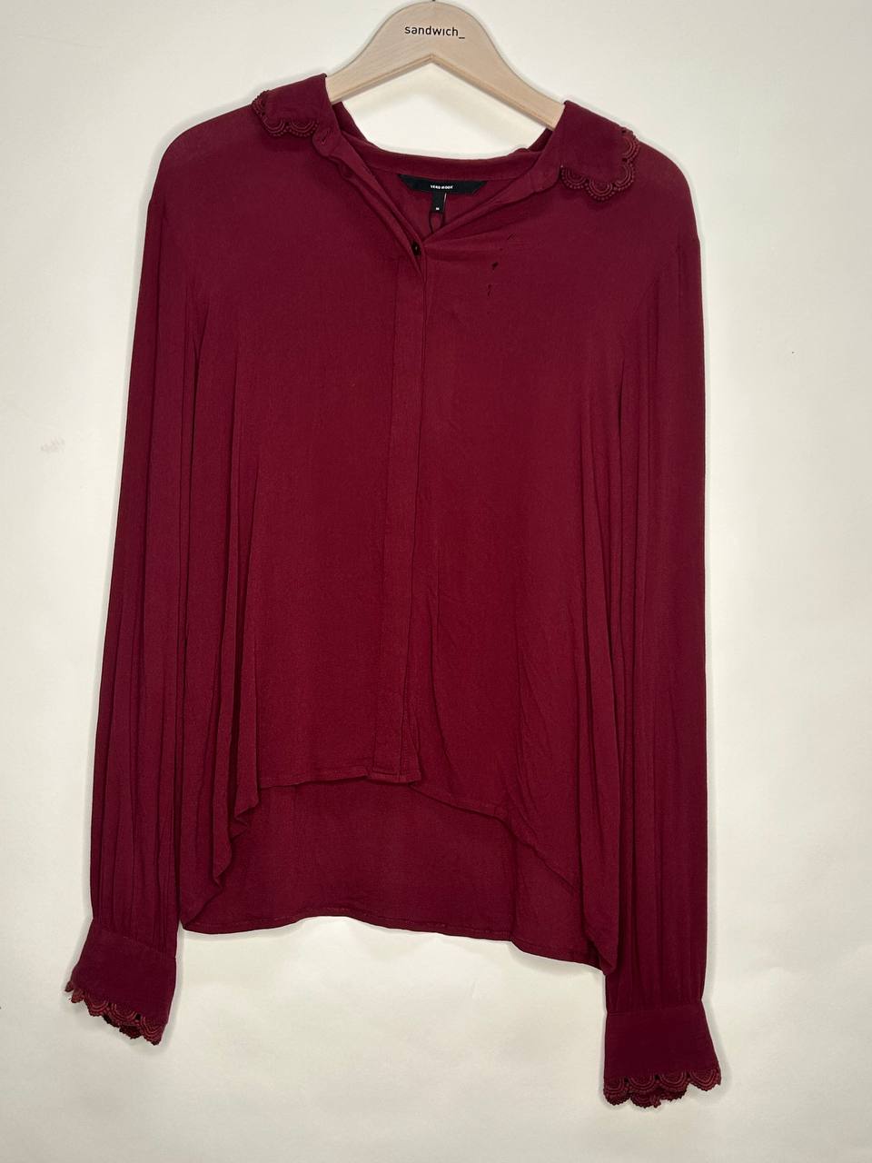 VMLUCY L/S SHIRT – Vero Moda – Maat M – Zinfandel - Nieuw met kaartje
