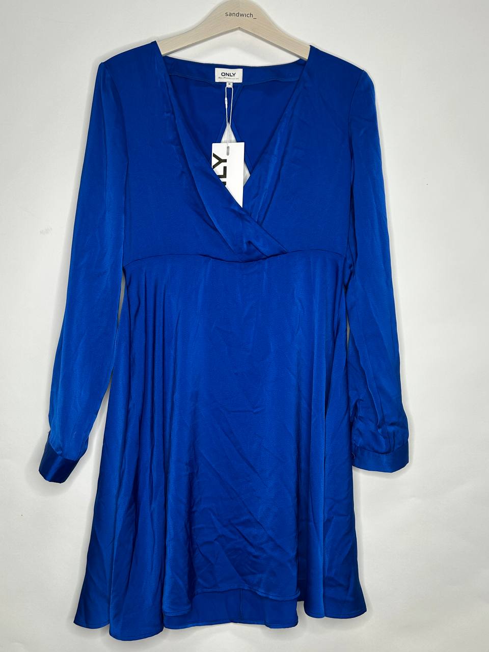 LS V-NECK DRESS W – ONLY – Maat M – Surf the Web - Nieuw met kaartje