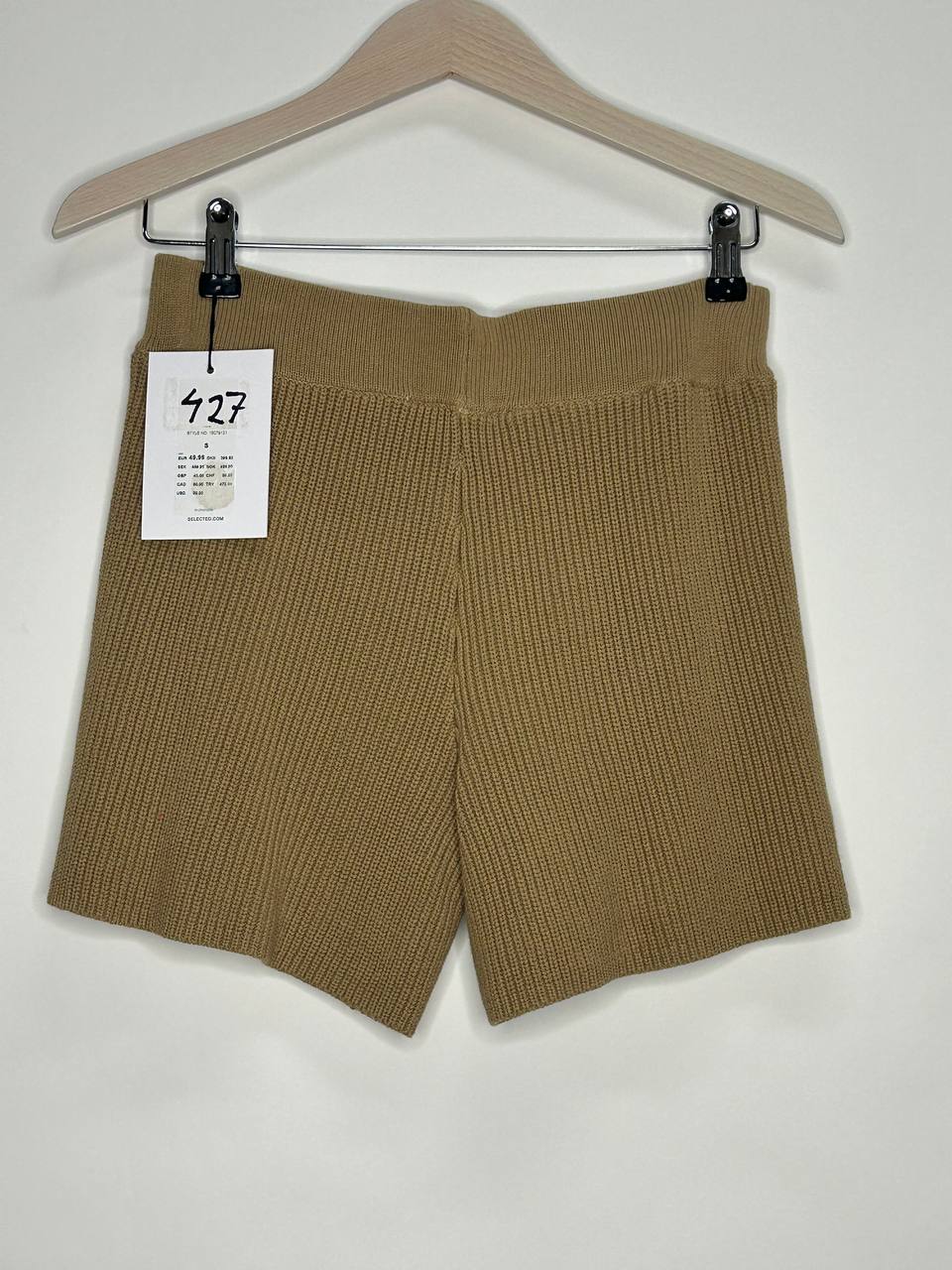 Overige korte broeken – SELECTED – Maat S – Bruin - Nieuw met kaartje