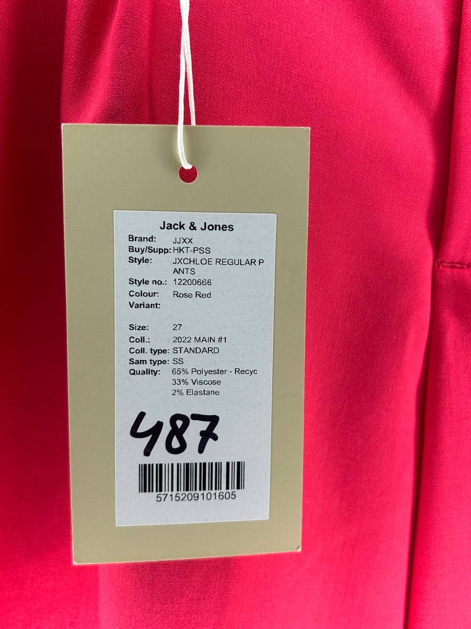Broeken – Jack & Jones – Maat 27 – Rood