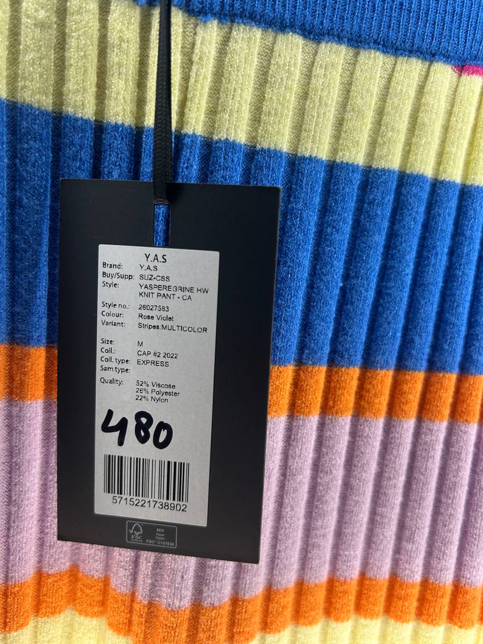 Broeken – Y.a.s – Maat M – Multicolor