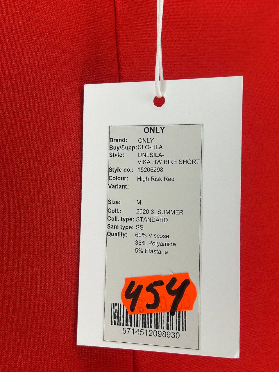 Korte broeken – Only – Maat M – Rood