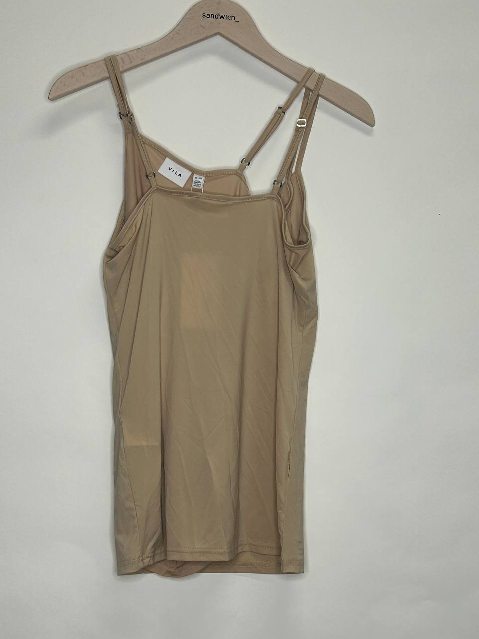 Mouwloze topjes – Vila – Maat S – Beige