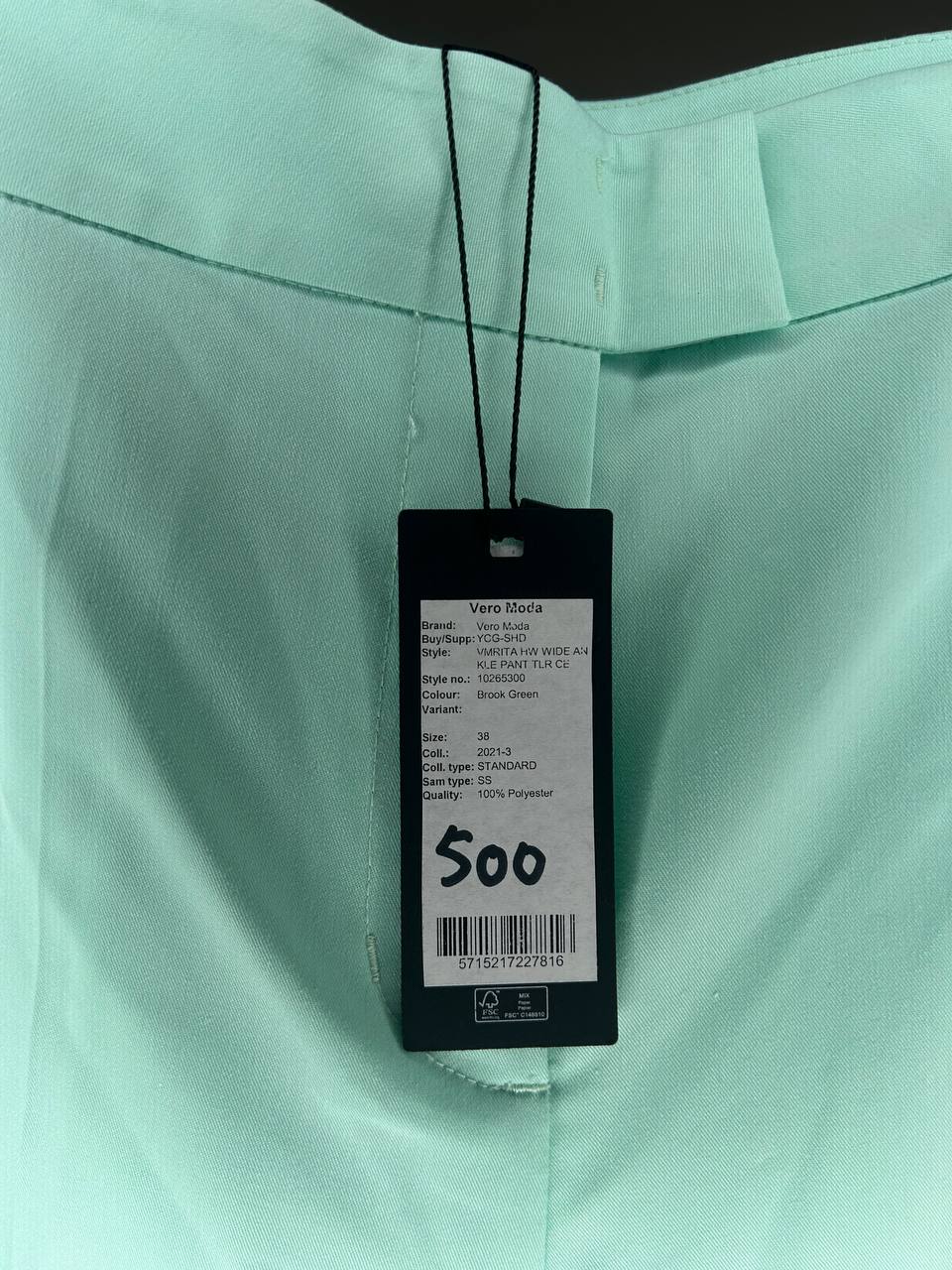 Broeken – Vero Moda – Maat 38 – Groen