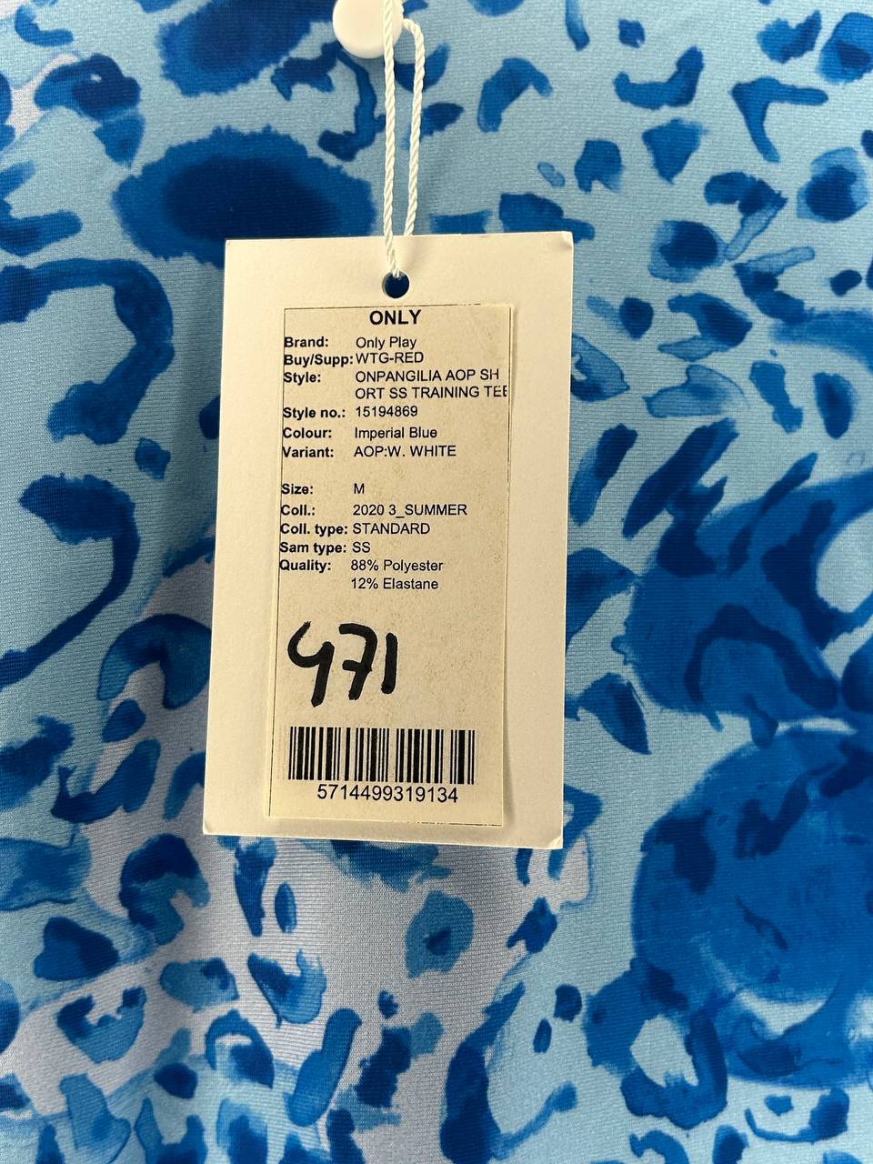 T-Shirts – Only Play – Maat M – Blauw