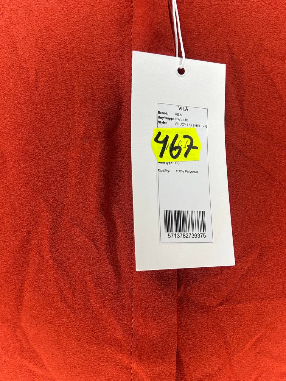 Blouses – Vila – Maat S – Rood