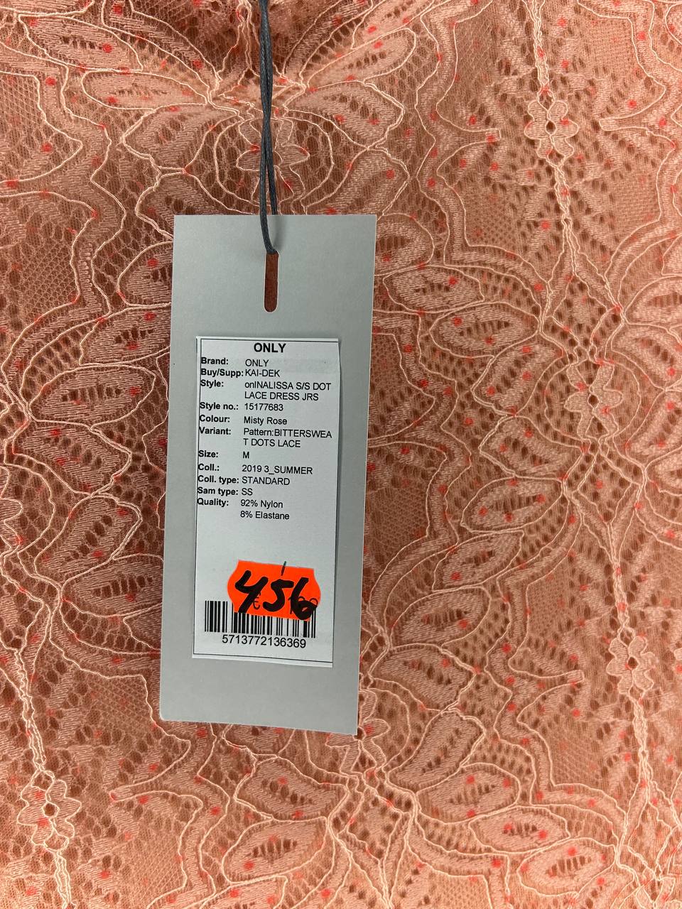 Zomerjurken – Only – Maat Ss – Perzik