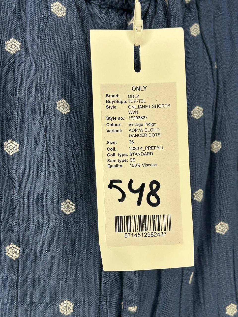 Korte broeken – Only – Maat 36 – Blauw