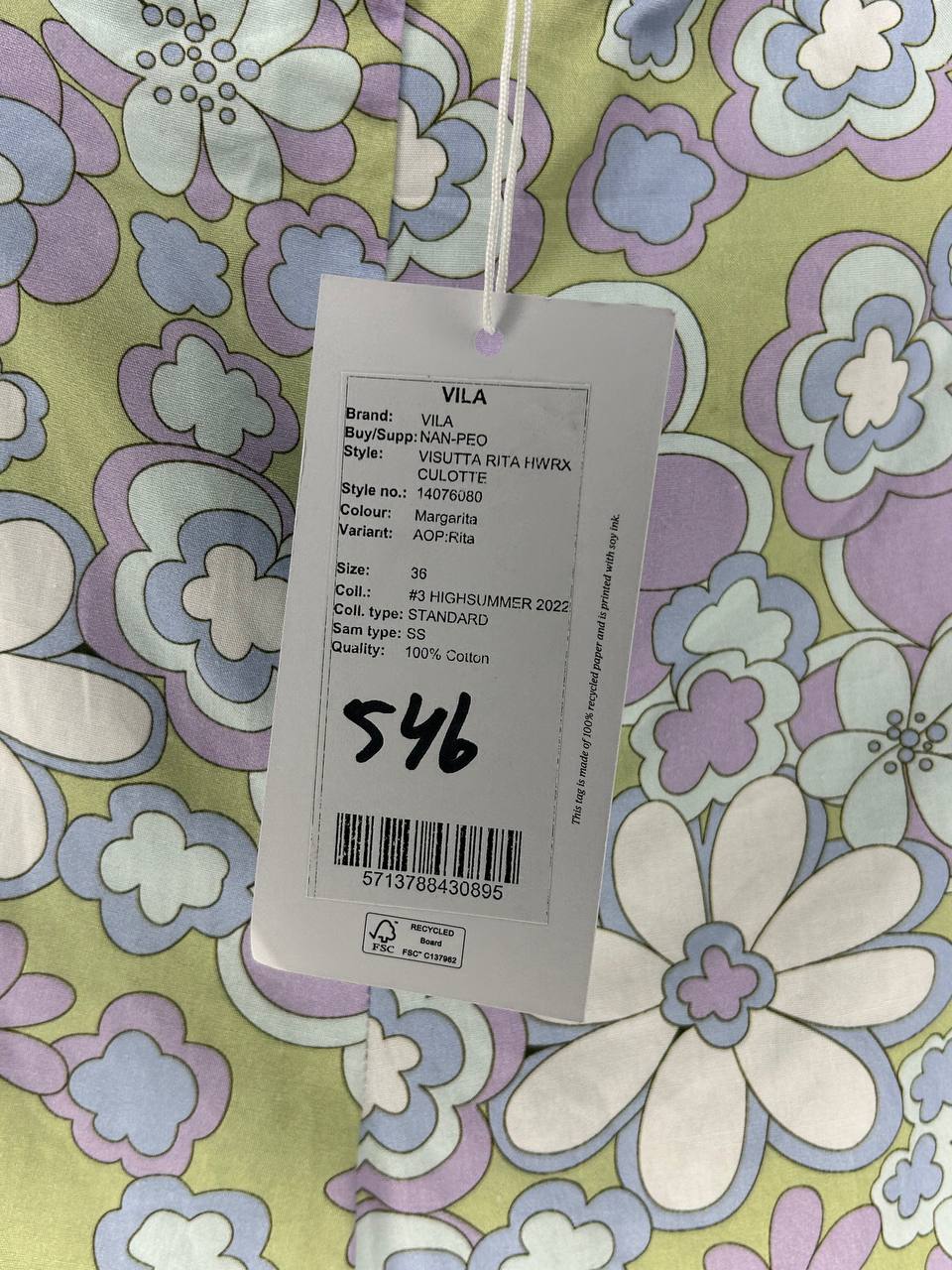 Broeken – Vila – Maat 36 – Groen