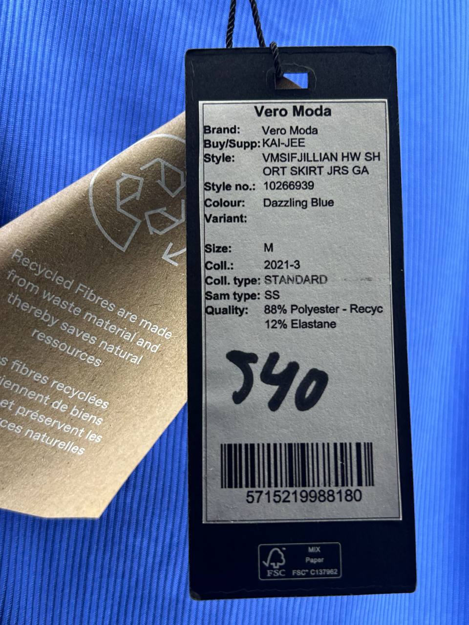 Rokken – Vero Moda – Maat M – Blauw