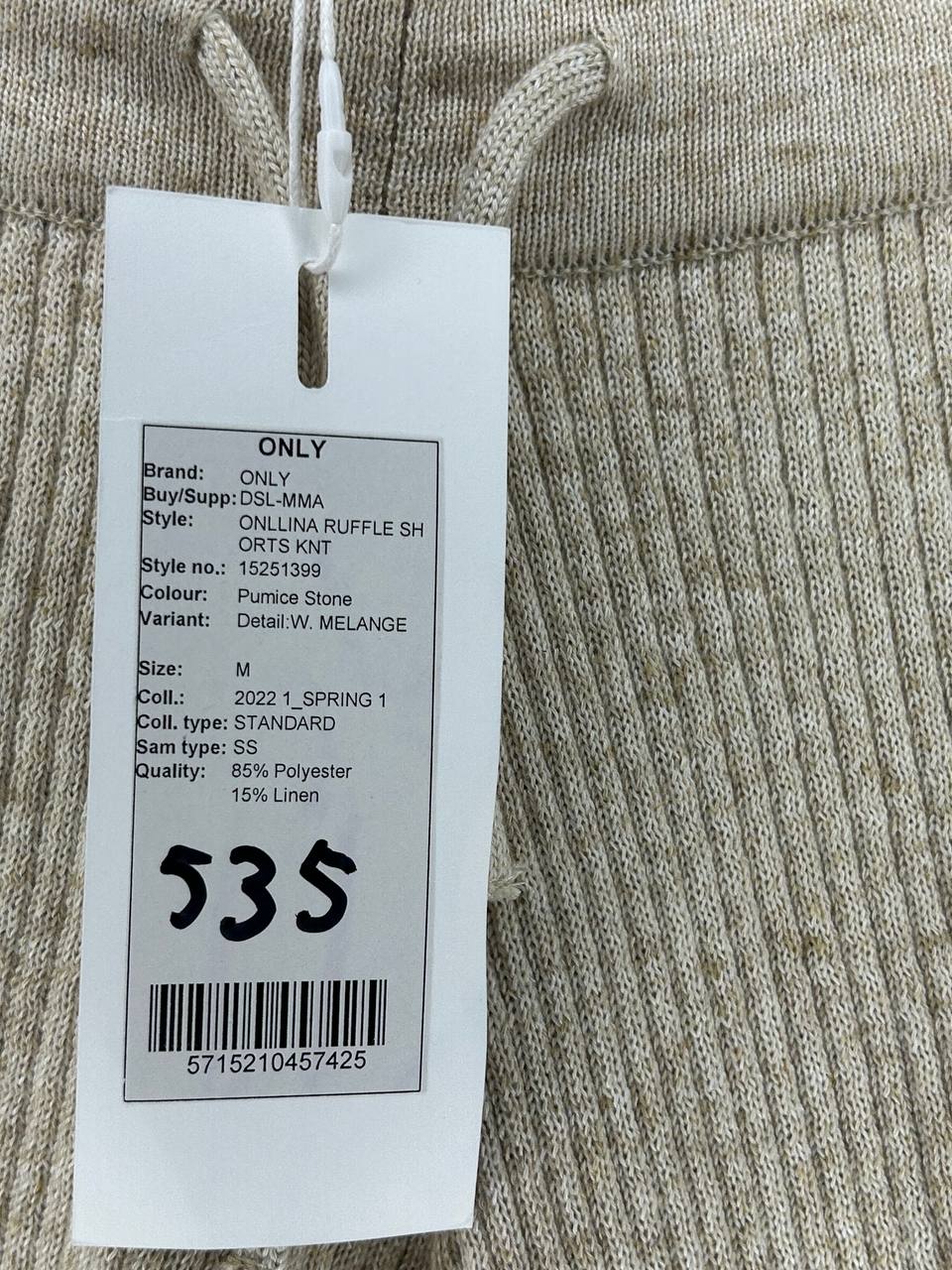 Korte broeken – Only – Maat M – Grijs