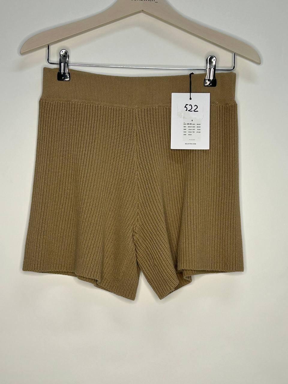 Korte broeken – Selected – Maat S – Bruin