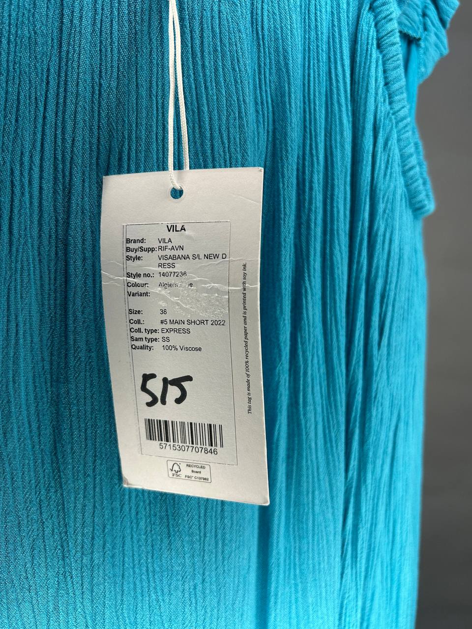 Zomerjurken – Vila – Maat 36 – Blauw