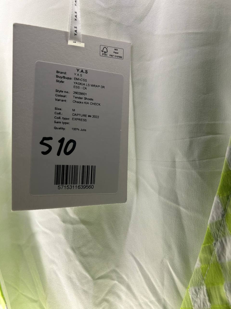 Overige jurken – Y.a.s – Maat M – Groen