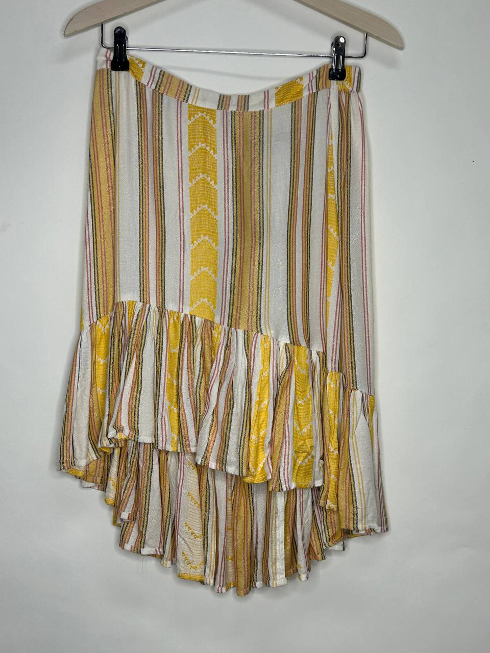 Asymmetrische rokken – Object – Maat Eu 38 – Geel