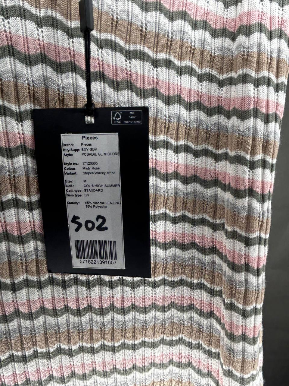 Zomerjurken – Pieces – Maat M – Wit