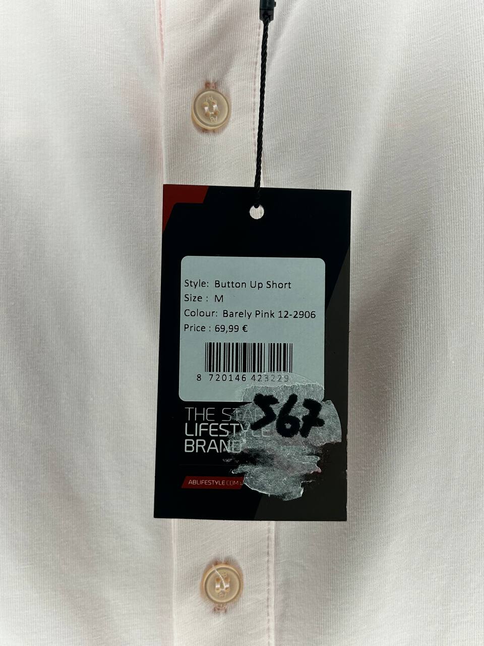 Overhemden – The Styl Lifestyle Brand – Maat M – Roze