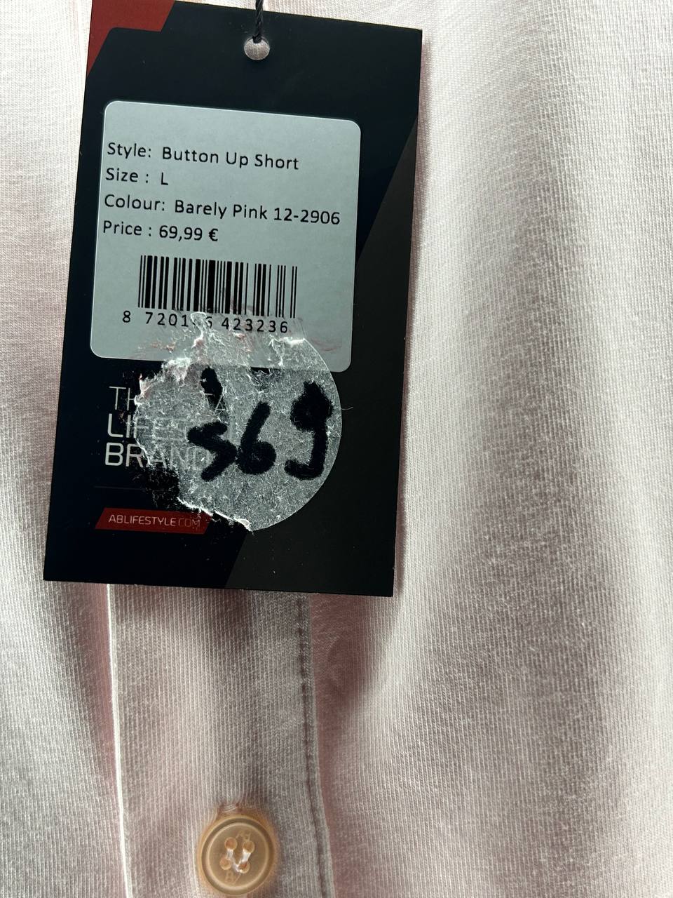 T-Shirts – Ab Lifestyle – Maat L – Roze