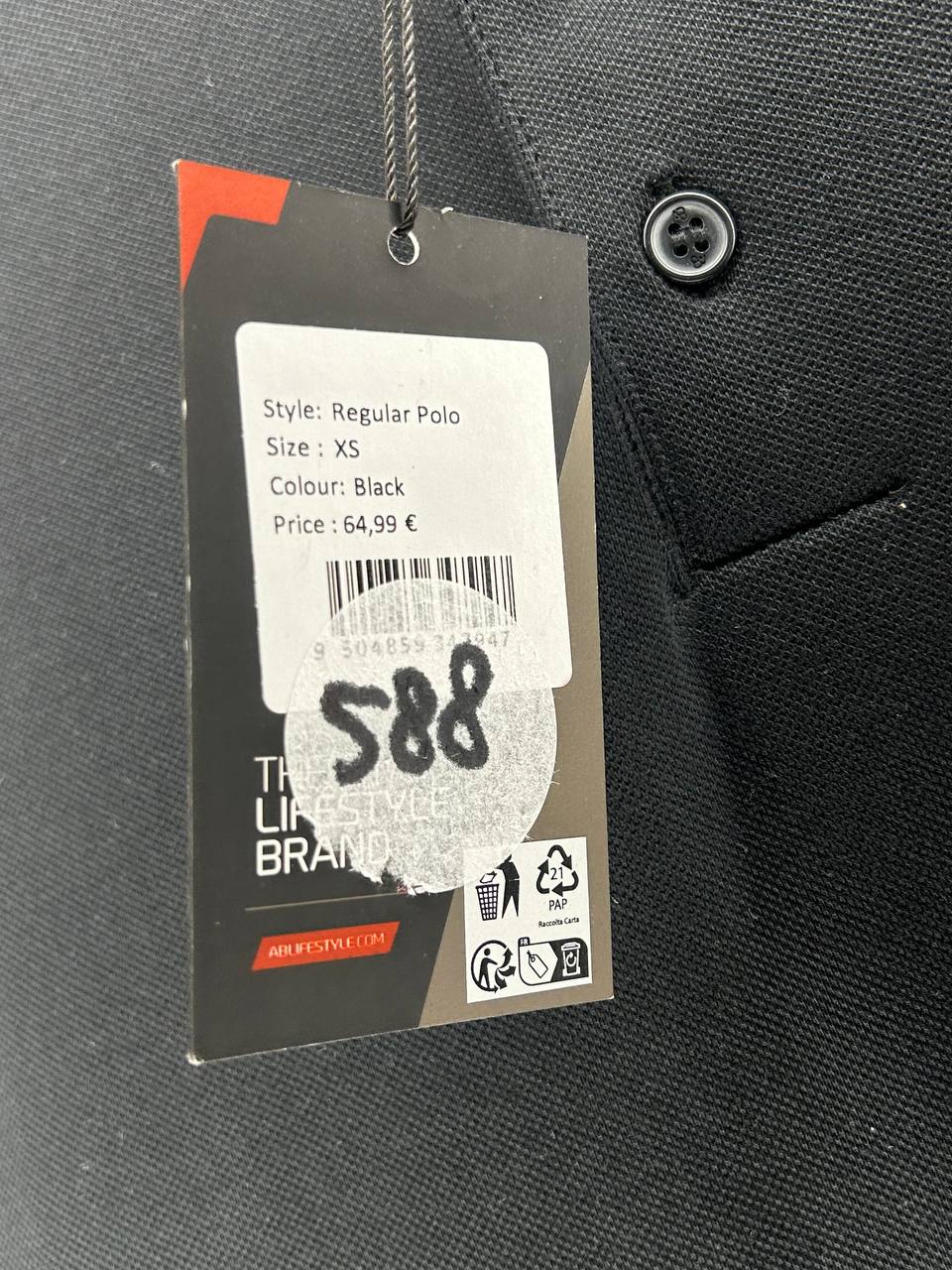 T-Shirts – The Lifestyle Brand – Maat XS – Zwart