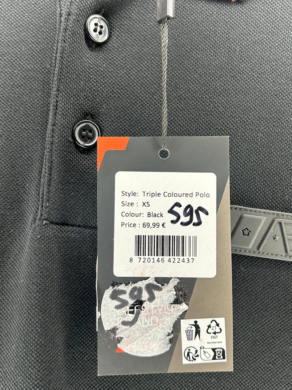 Poloshirts – Lifestyle Brand – Maat XS – Zwart