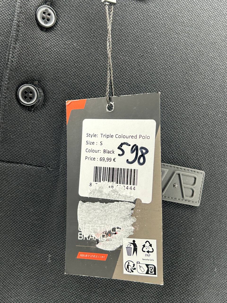 T-Shirts – Maat S – Zwart